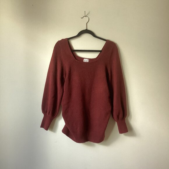 INGRID & ISABEL Square Neck Maternity Sweater Size M - Picture 2 of 5